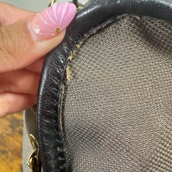 Chloe Harley‎ Small Size Tote Bag 2-Way Canvas Leather - Picture 7 of 16